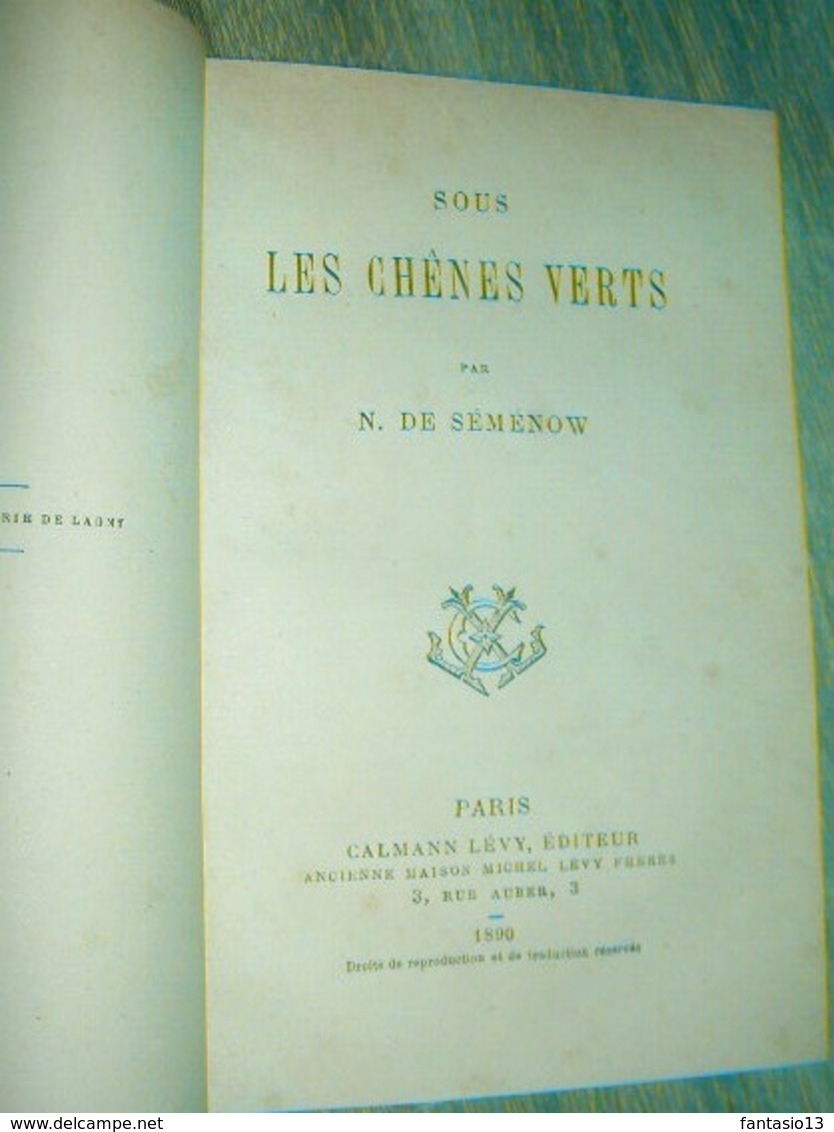 Sous Les Chênes Verts   Nicolas De Séménow 1890 - 1801-1900