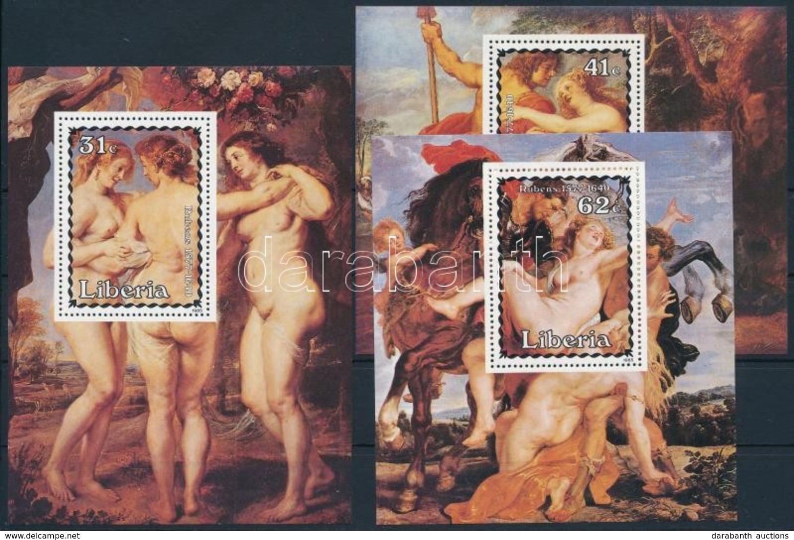 ** 1984 Rubens Festmények De Lux Blokksor - Sonstige & Ohne Zuordnung