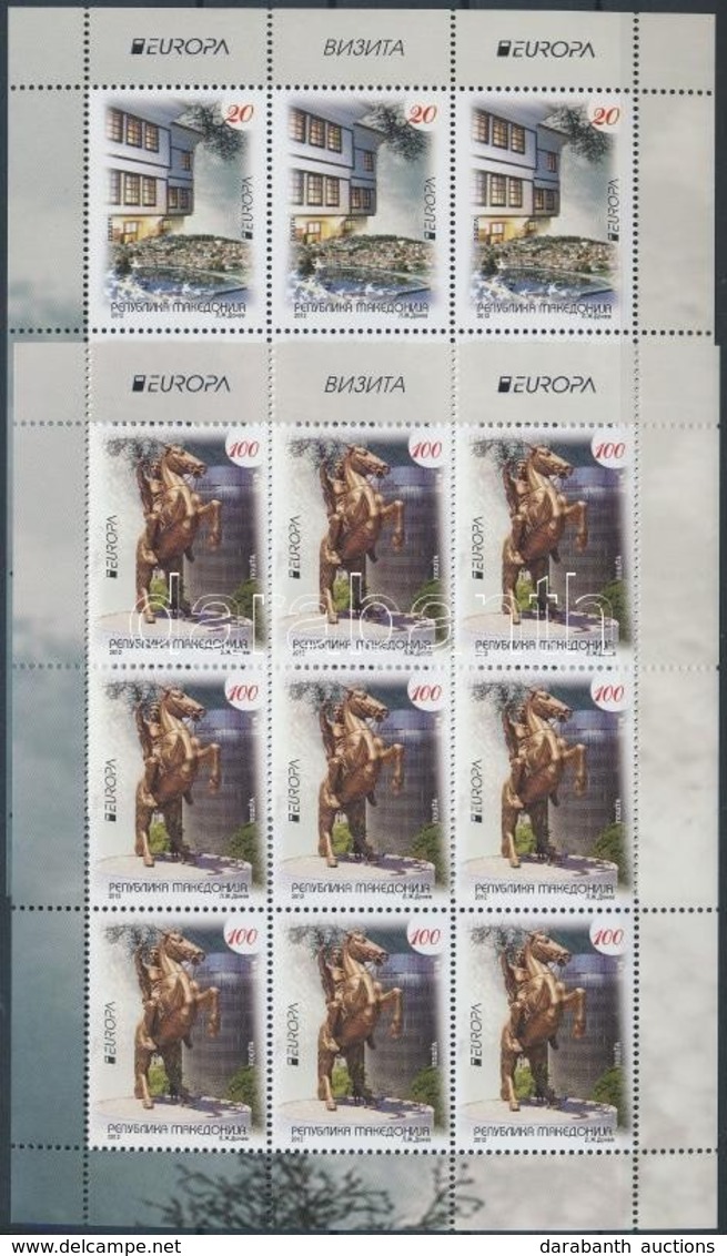 ** 2012 Europa CEPT Kisív Sor Mi 627-628 - Sonstige & Ohne Zuordnung