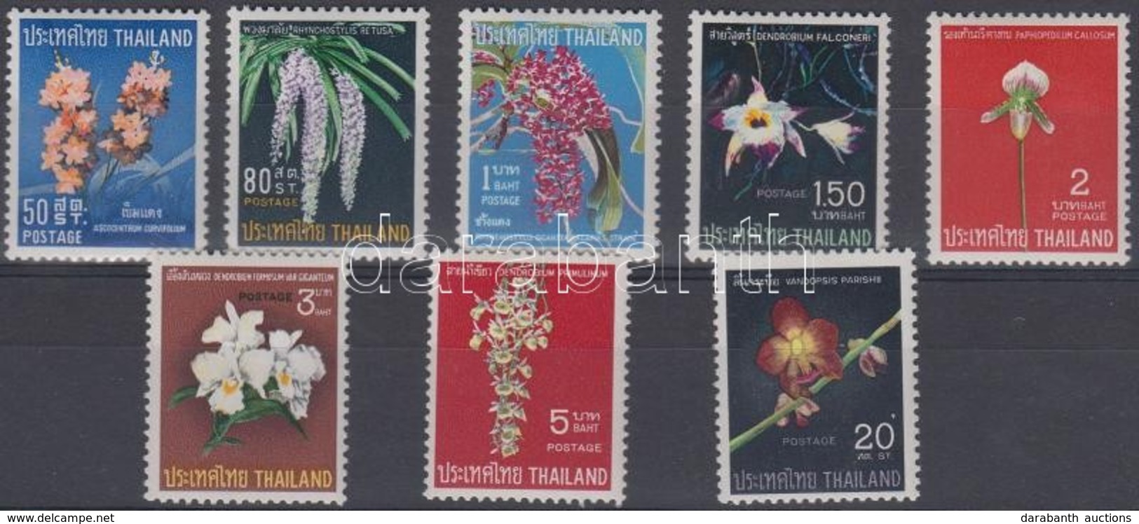 ** 1967 Őshonos Orchideák Sor Mi 493-500 - Sonstige & Ohne Zuordnung