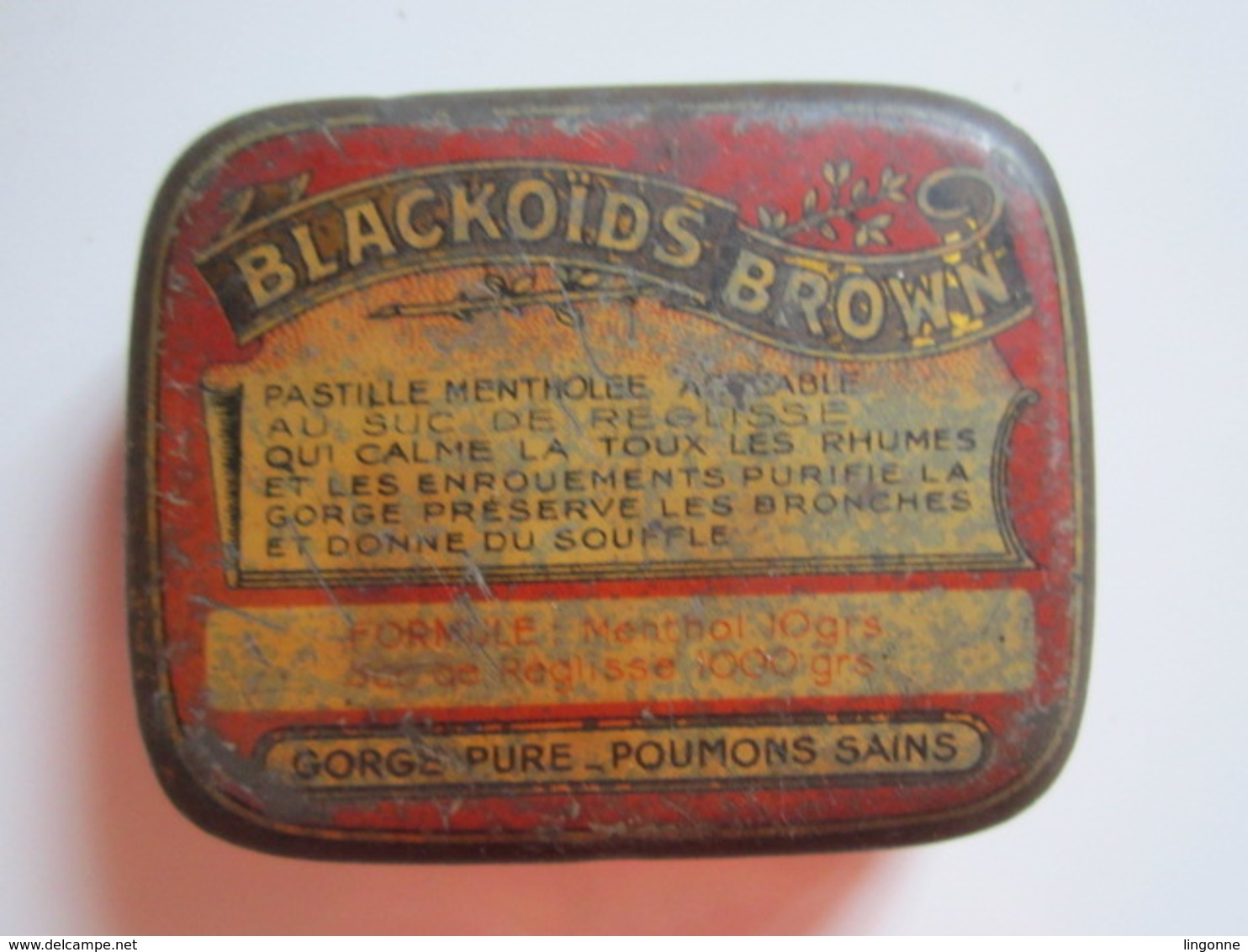 Ancienne Boite BLACKOÏDS BROWN P. De GENCY Pharmacien PARIS - Boîtes