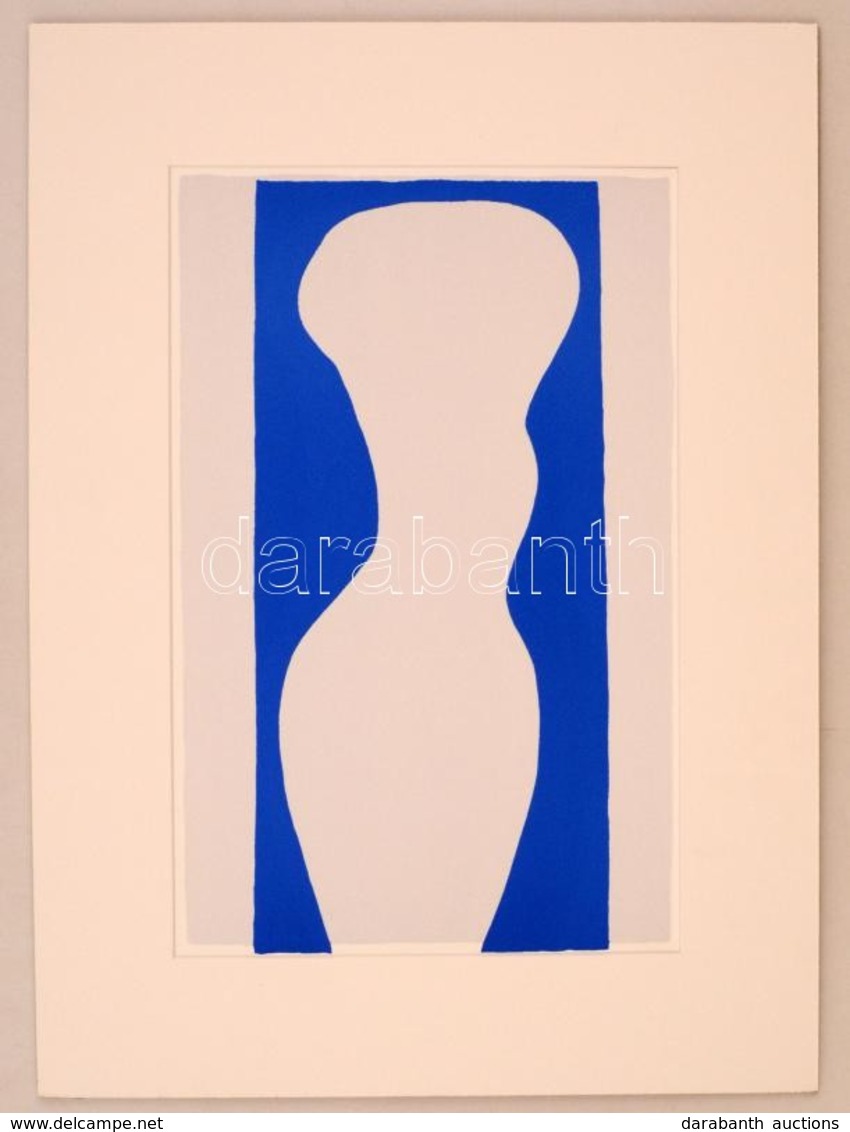 Henri Matisse (1869-1954): Fehér Torzó. Szitanyomat, Papír,  Jelzés Nélkül, Paszpartuban, 38×25 Cm - Sonstige & Ohne Zuordnung