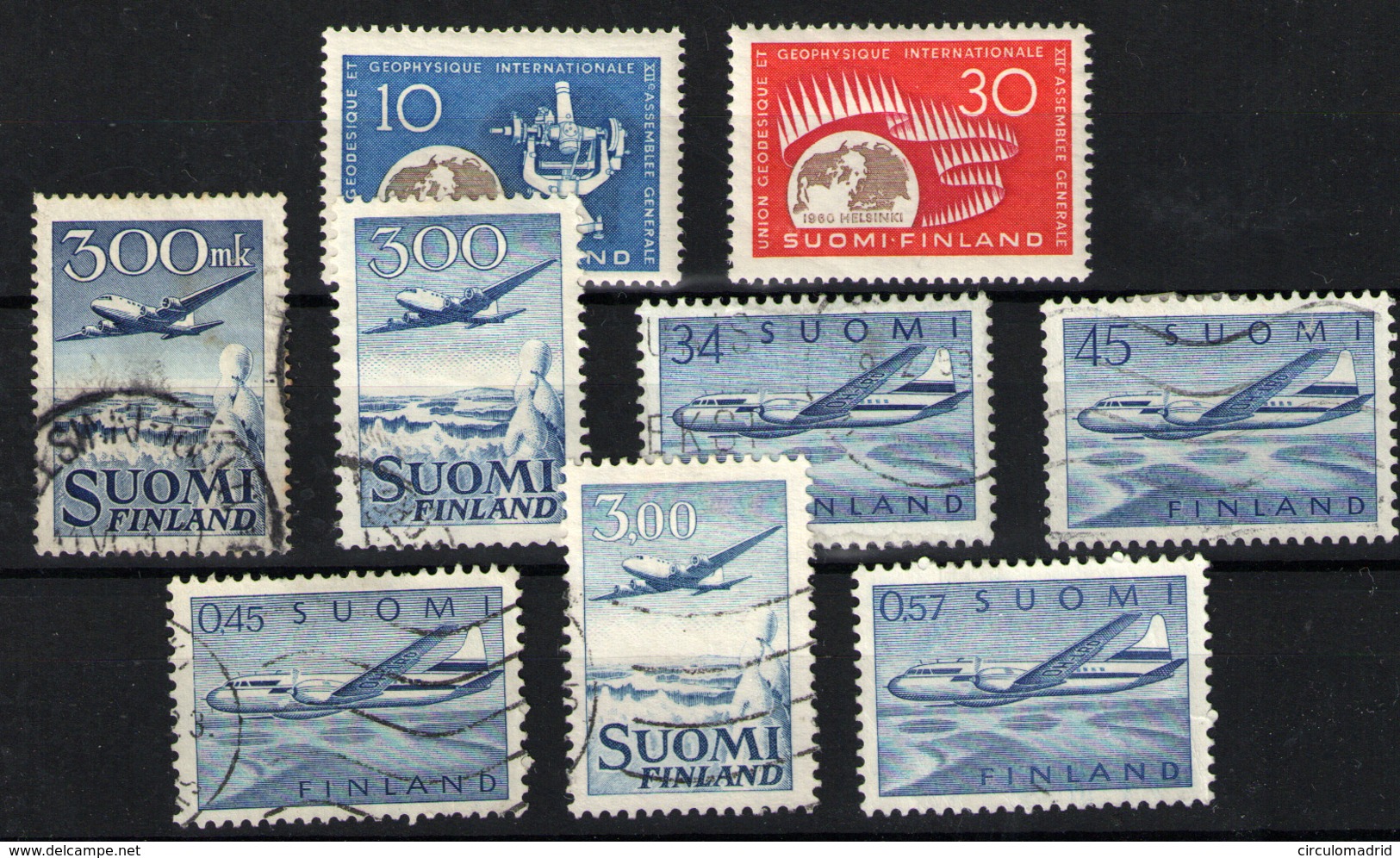 Finlandia Nº 8/9, 12, 498/9, 3/6 - Used Stamps