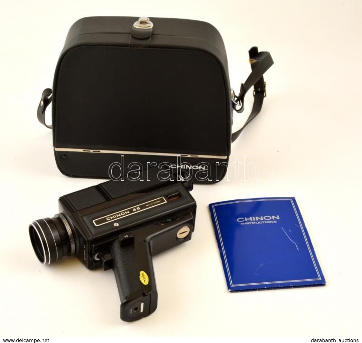 Chinon 45 Kézi Kamera Tokkal, Leírással, Jó állapotban - Fotoapparate