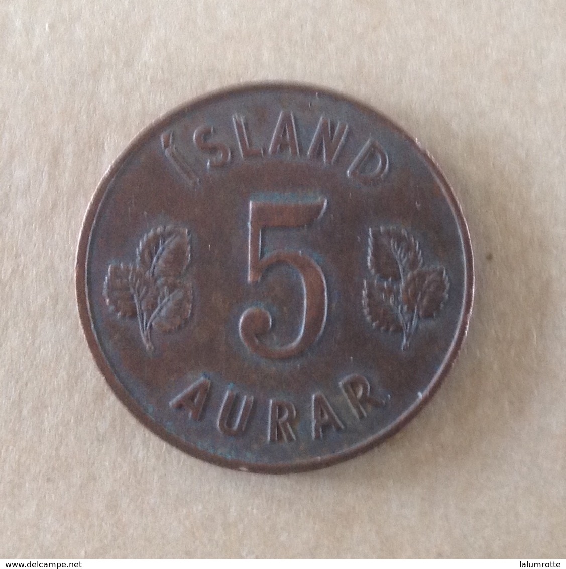 PA. MO. 114. Islande 1963. 5 Aurar. - Islandia