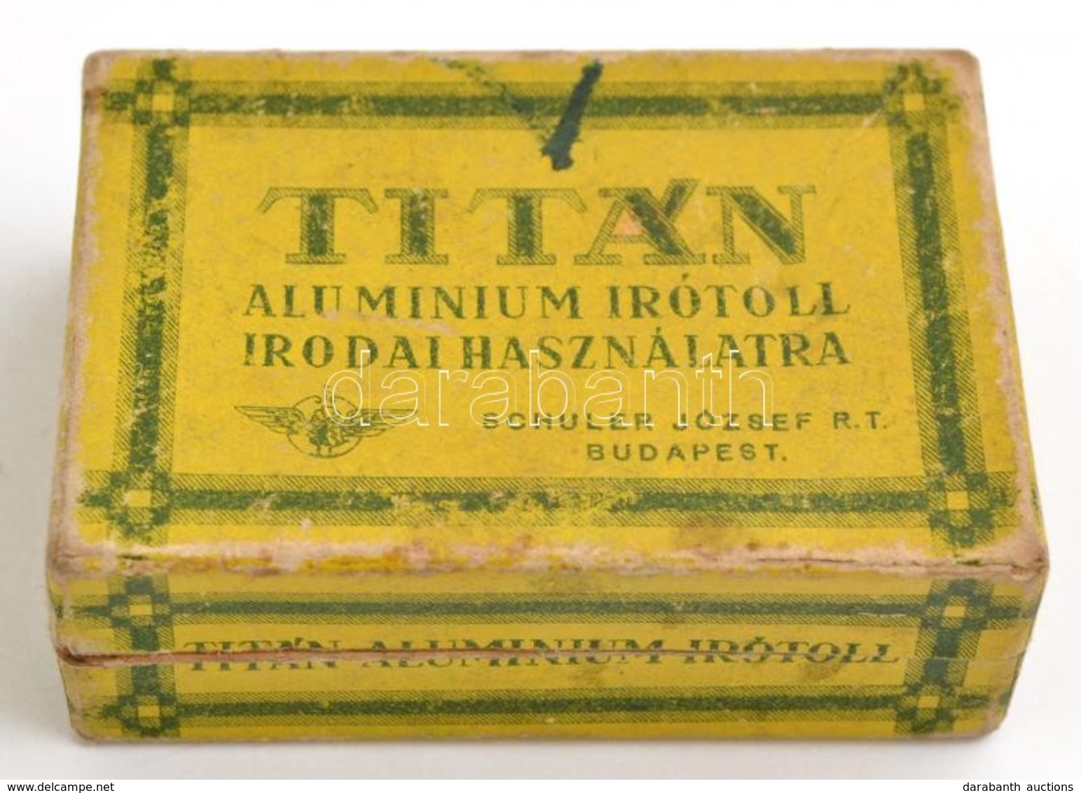 'Titán' Alumínium írótoll Irodai Használatra, üres Karton Dobozka, 6,5×4,5×2,5 Cm - Sonstige & Ohne Zuordnung