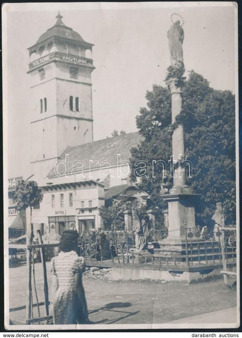 1939 Rozsnyó, Rákóczi őrtorony, Irredenta Felirattal, Fotó, 18×13 Cm - Sonstige & Ohne Zuordnung