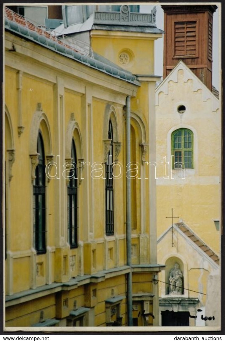 Konkoly-Thege György (?- ): Templomrészlet, Fotó, Jelzett, 20,5×31 Cm - Sonstige & Ohne Zuordnung