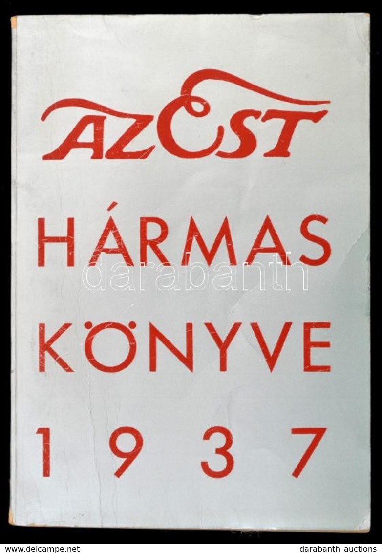 1937 Az Est Hármas Könyve 1937. Bp, Est Lapkiadó. Kiadói Papírkötésben, Jó állapotban - Ohne Zuordnung