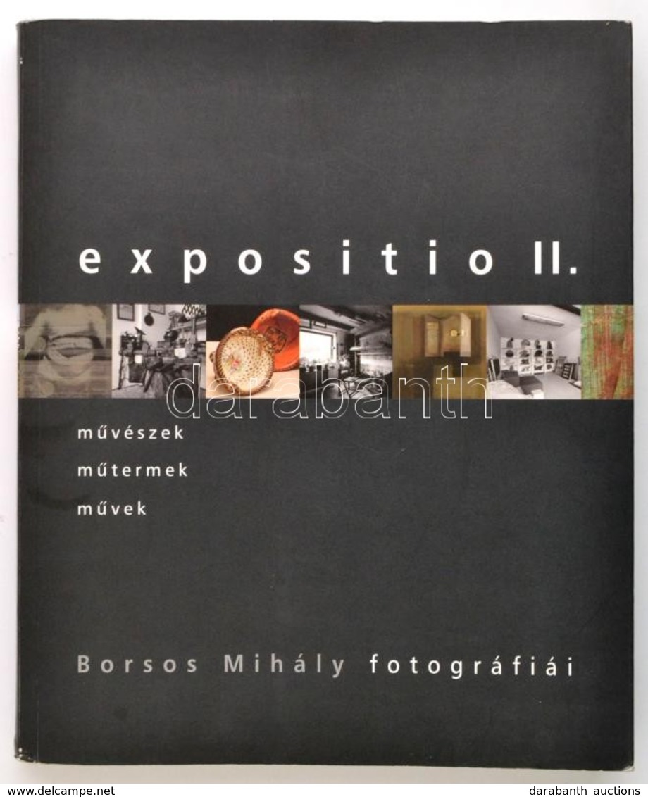 Expositio II. Borsos Mihály Fotográfiái. Bp., 2008, Vince Kiadó. Papírkötésben, Jó állapotban. - Ohne Zuordnung