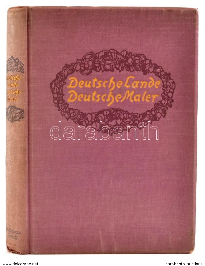 E. W. Bredt: Deutsche Lande, Detusche Maler. Leipzig,1909, Theod. Thomas.Német Nyelven. Kiadói Egészvászon-kötésben. - Ohne Zuordnung