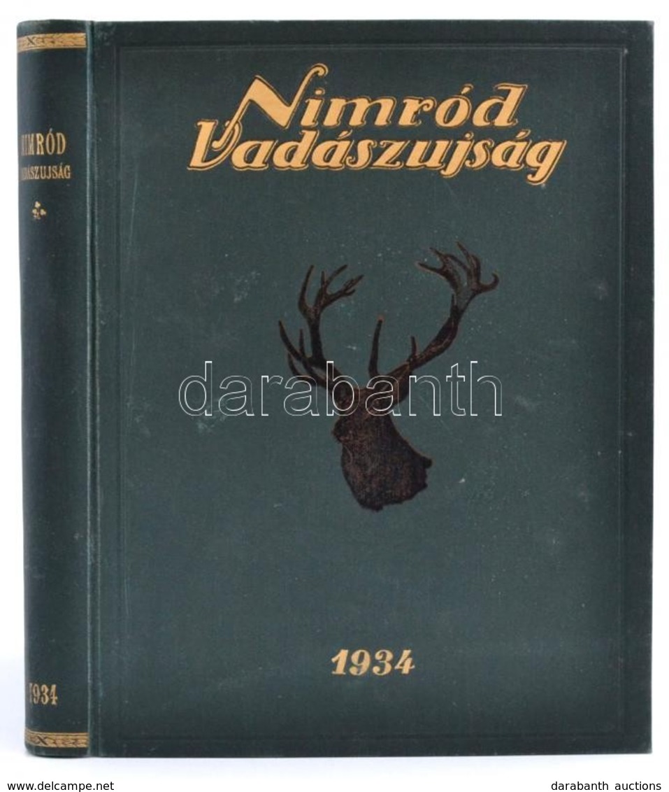 1934 Nimród Vadászújság. A Nemzeti Vadászati Védegylet Hivatalos Lapja. XXII. évf. 1-36 Sz. 1934-es Teljes évfolyam. Sze - Zonder Classificatie