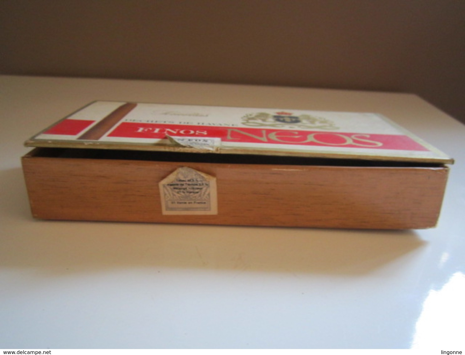 Boîte à Cigares Bois "Senoritas Finos Neos" Dechets De Havane 18 X 9 Cm - Boxes