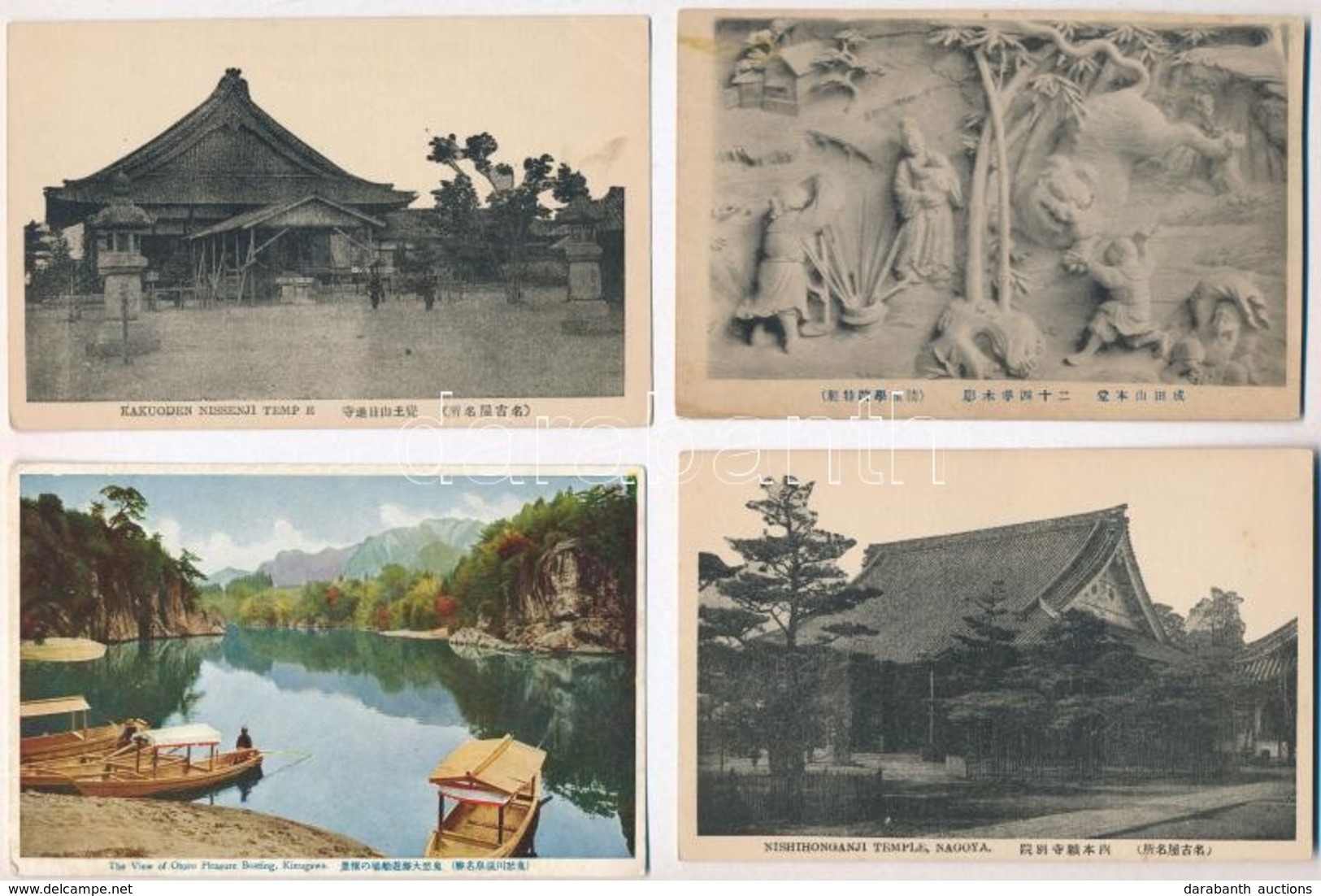 ** 30 Db RÉGI Japán Városképes Lap / 30 Pre-1945 Japanese Town-view Postcards - Zonder Classificatie