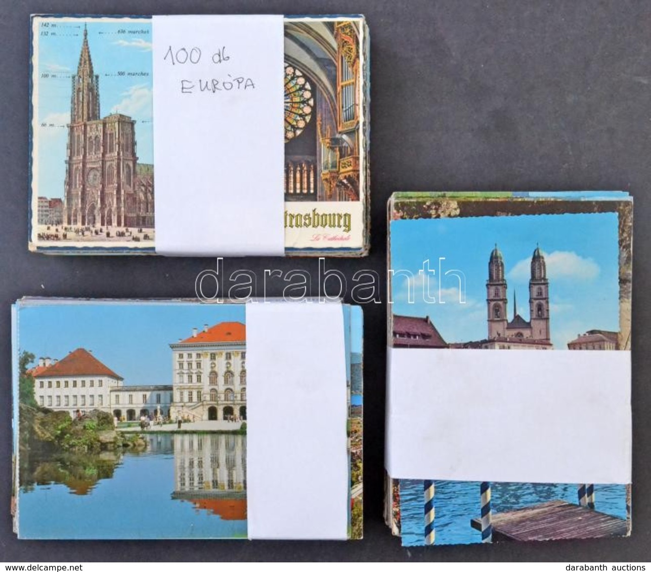 ** * 300 Db MODERN Európai Városképes Lap / 300 Modern European Town-view Postcards - Ohne Zuordnung