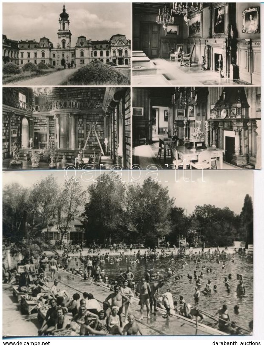 ** * Kb. 45 Db MODERN Magyar Városképes Lap 1950-60-ból / Cca. 45 Modern Hungarian Town-view Postcards From 1950-60 - Ohne Zuordnung