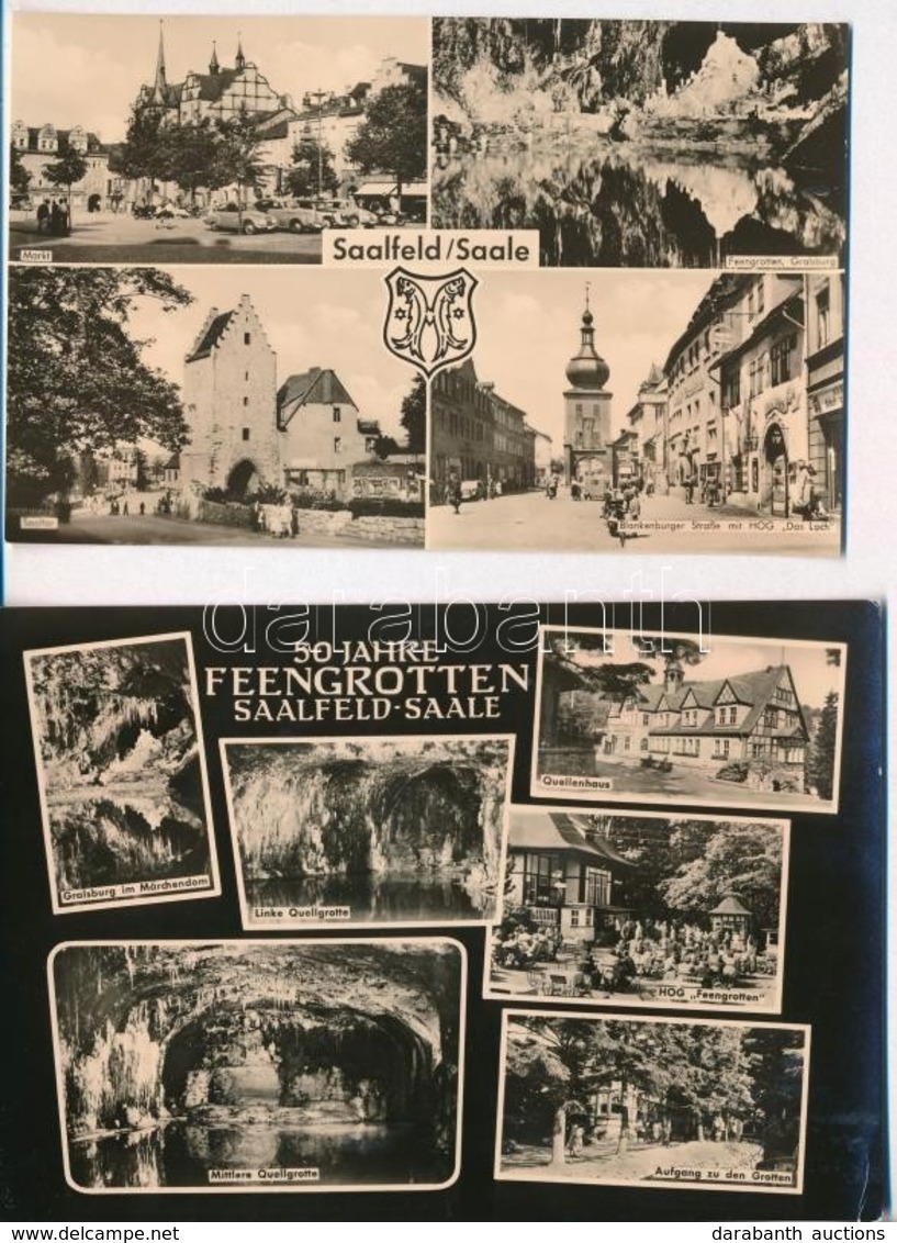 ** 8 Db MODERN Külföldi Barlang Képeslap / 8 Modern European Cave Postcards - Ohne Zuordnung