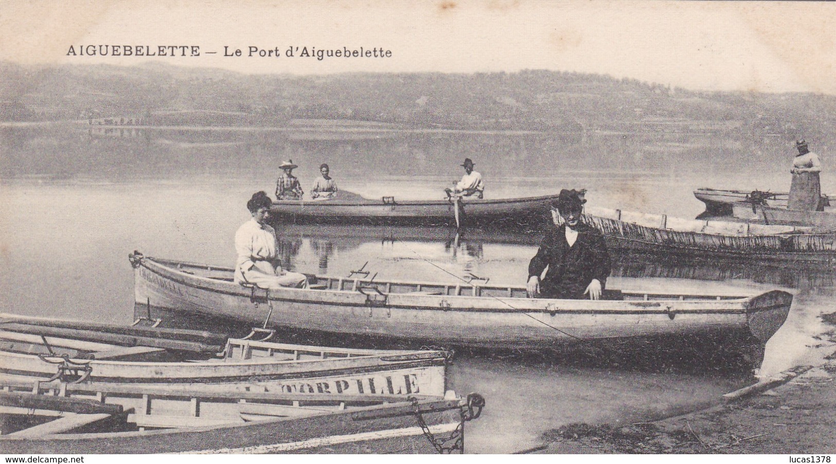 73 / AIGUEBELETTE / LE PORT D AIGUEBELETTE / TRES JOLIE CARTE - Aiguebelle