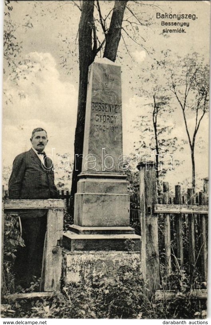 T3 1931 Bakonszeg, Bakonyszeg; Bessenyei György Síremléke (szakadás / Tear) - Ohne Zuordnung