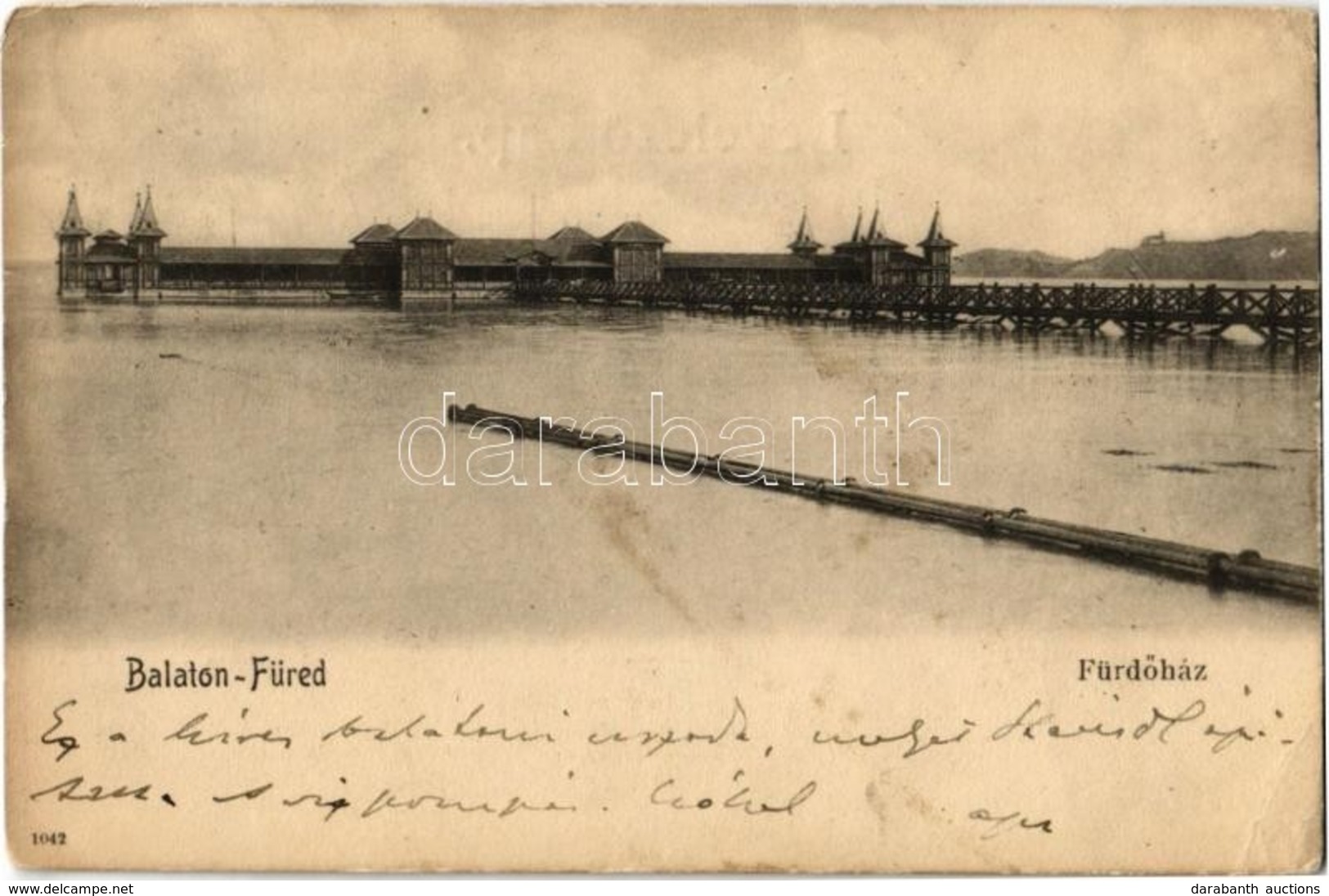 T2/T3 1904 Balatonfüred, Fürdőház (EK) - Ohne Zuordnung