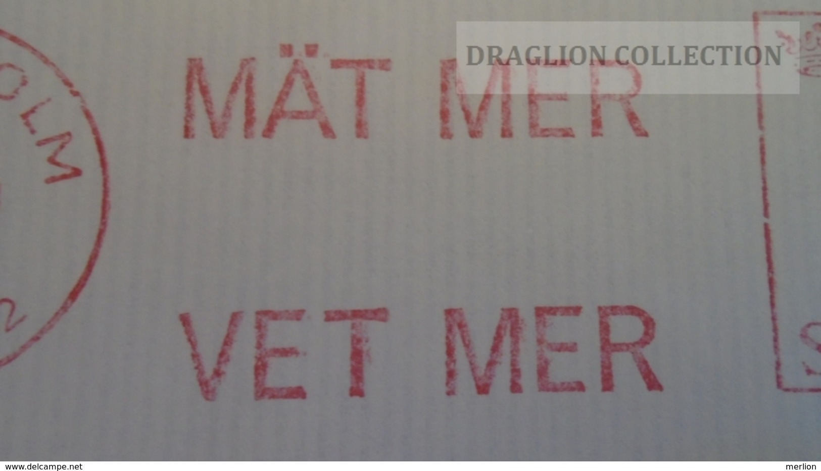 D165983 Sweden Sverige  -EMA- Freistempel -METER STAMP- SWEMA - Mät Mer -vet Mer - 1980 Stockholm - Viñetas De Franqueo [ATM]