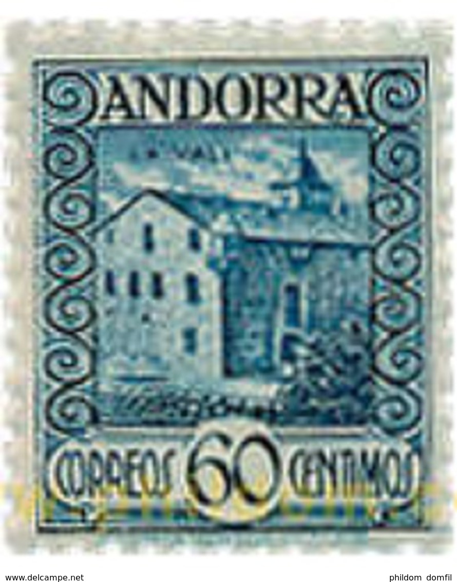 Ref. 584414 * MNH * - ANDORRA. Spanish Adm.. 1935. ANDORRA LANDSCAPES . PAISAJES DE ANDORRA - Ungebraucht