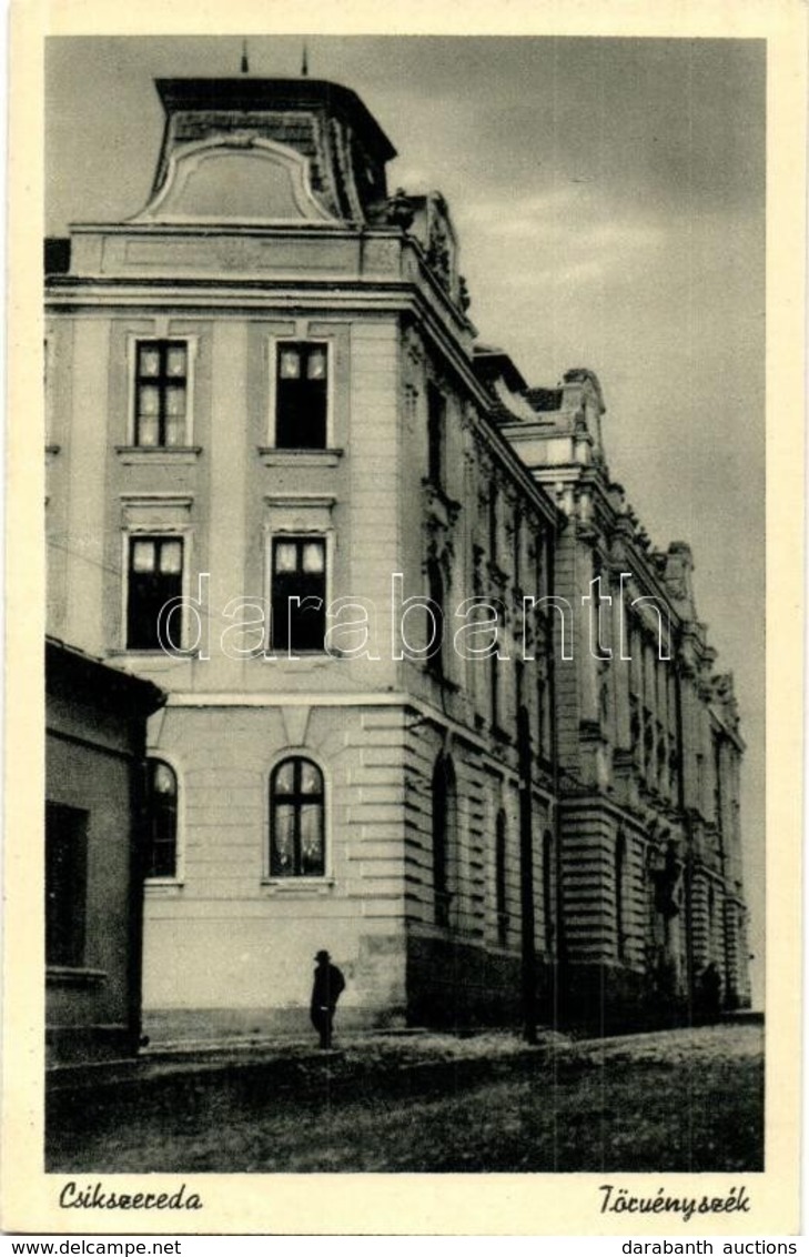 ** T1 Csíkszereda, Mercurea Ciuc; Törvényszék. Seiwarth Felvétele / Court - Ohne Zuordnung