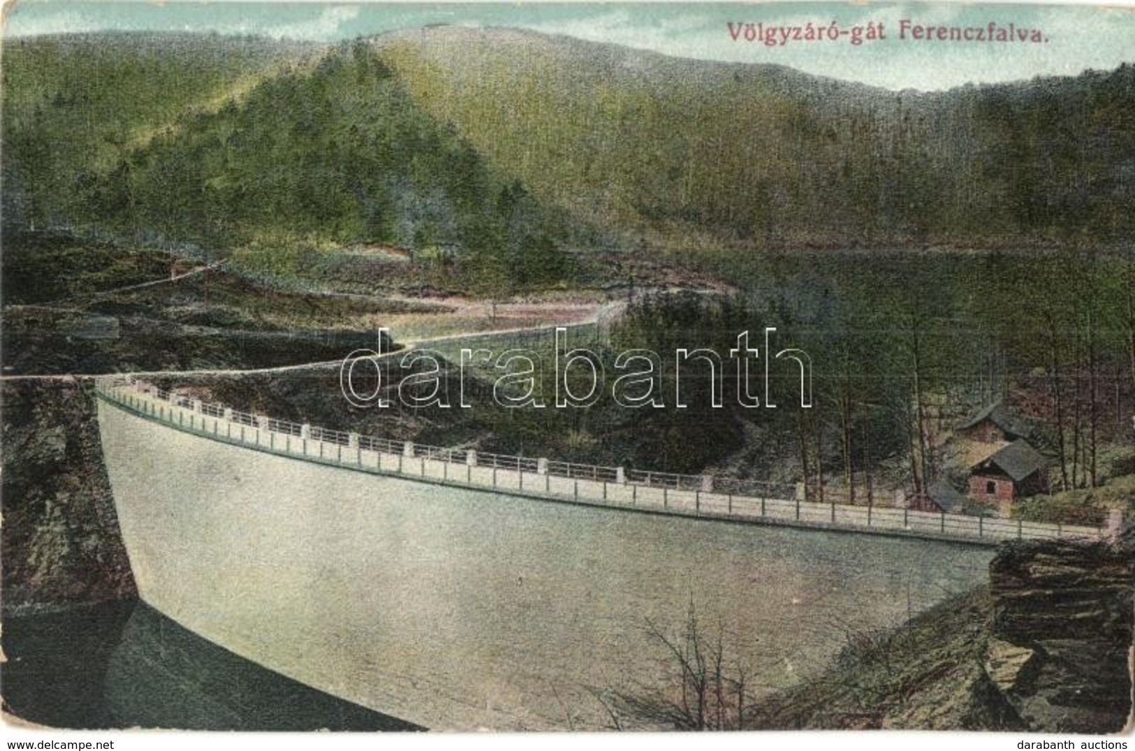 T2 1913 Ferencfalva, Valiug (Resica); Völgyzáró-gát / Valley Dam - Ohne Zuordnung