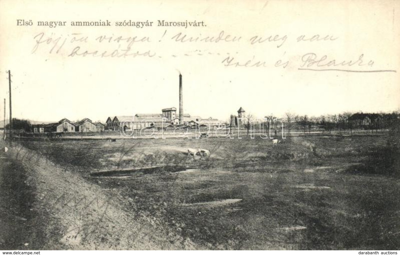 T2 Marosújvár, Ocna Mures; Első Magyar Ammóniak Szódagyár / First Hungarian Ammonia Soda Factory / Soda-Fabrik - Ohne Zuordnung