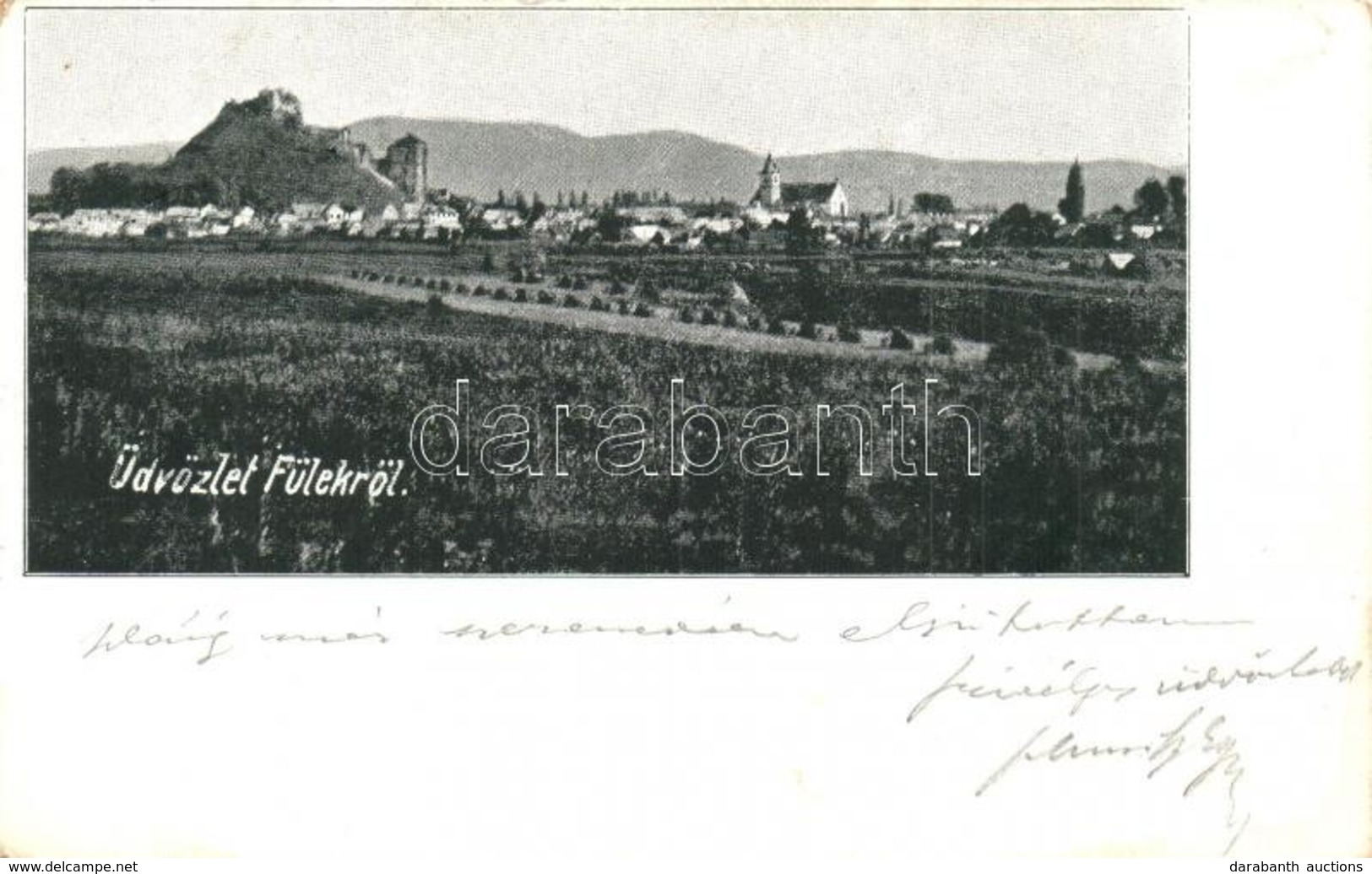 T2/T3 1903 Fülek, Filakovo; Vár / Filakovsky Hrad / Castle (kopott Sarkak / Worn Corners) - Ohne Zuordnung