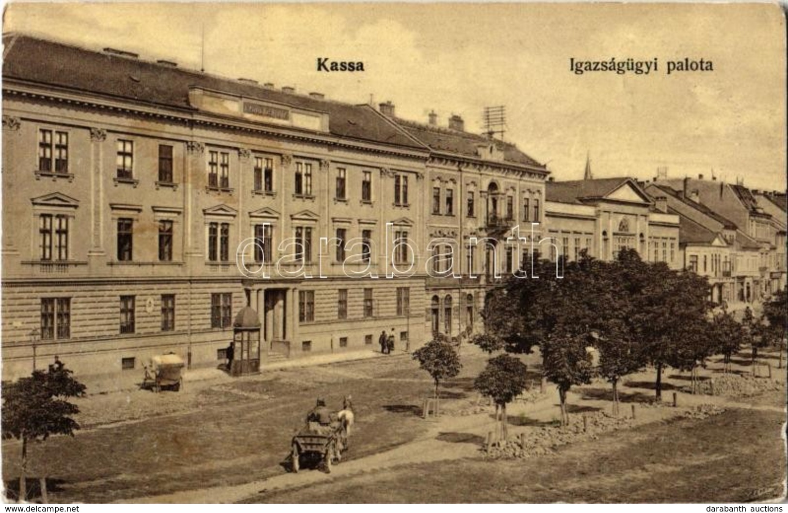 T2/T3 1910 Kassa, Kosice; Igazságügyi Palota / Palace Of Justice (EK) - Ohne Zuordnung