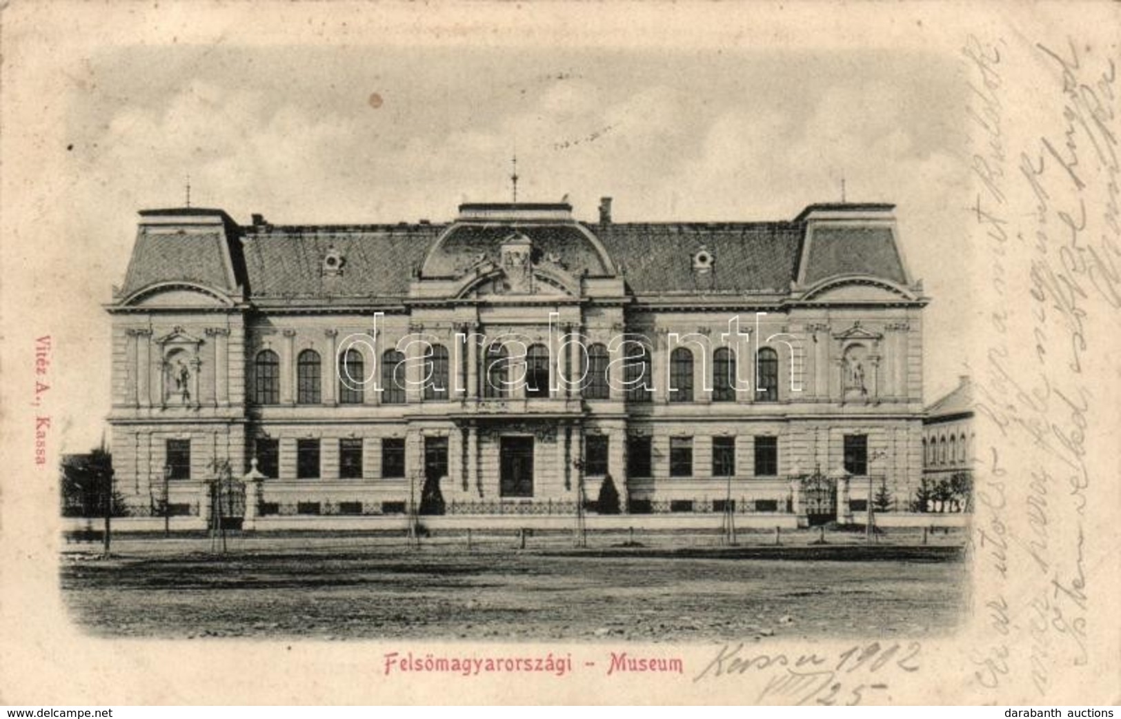 T2/T3 Kassa, Kosice;  Felsőmagyarországi új Múzeum, Vitéz A. Kiadása / Museum - Ohne Zuordnung