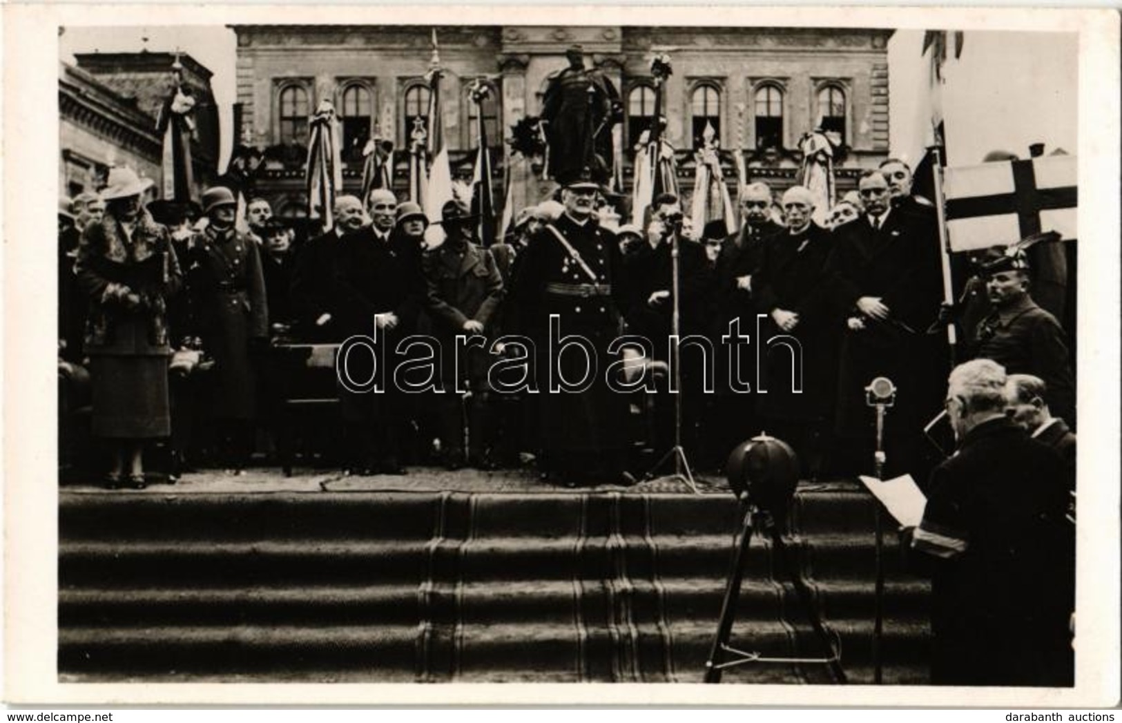 T2 1938 Komárom, Komárnó; Bevonulás, Horthy Miklós, Purgly Magdolna, Imrédy Béla, Teleki Pál / Entry Of The Hungarian Tr - Ohne Zuordnung