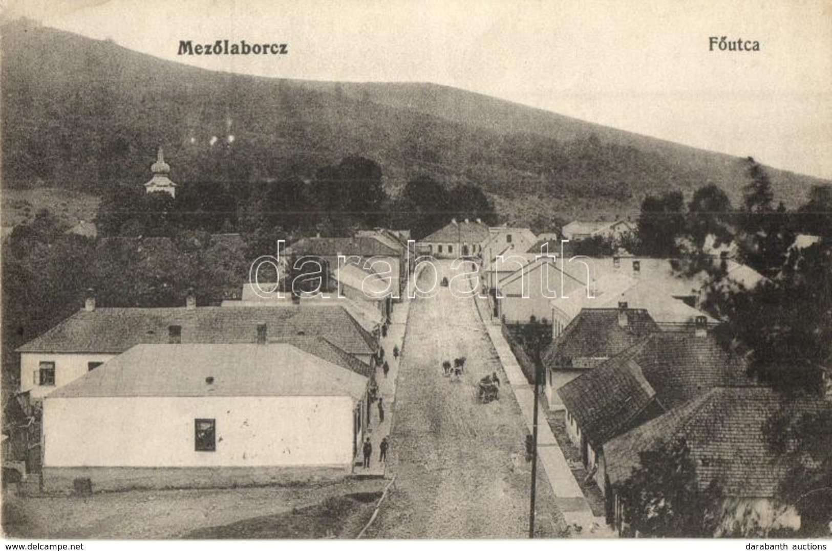 * T2/T3 Mezőlaborc, Medzilaborce; Fő Utca. Schönfeld Sámuel Kiadása / Main Street + 1938 VIII. Filprok Bélyegkiállítás S - Ohne Zuordnung