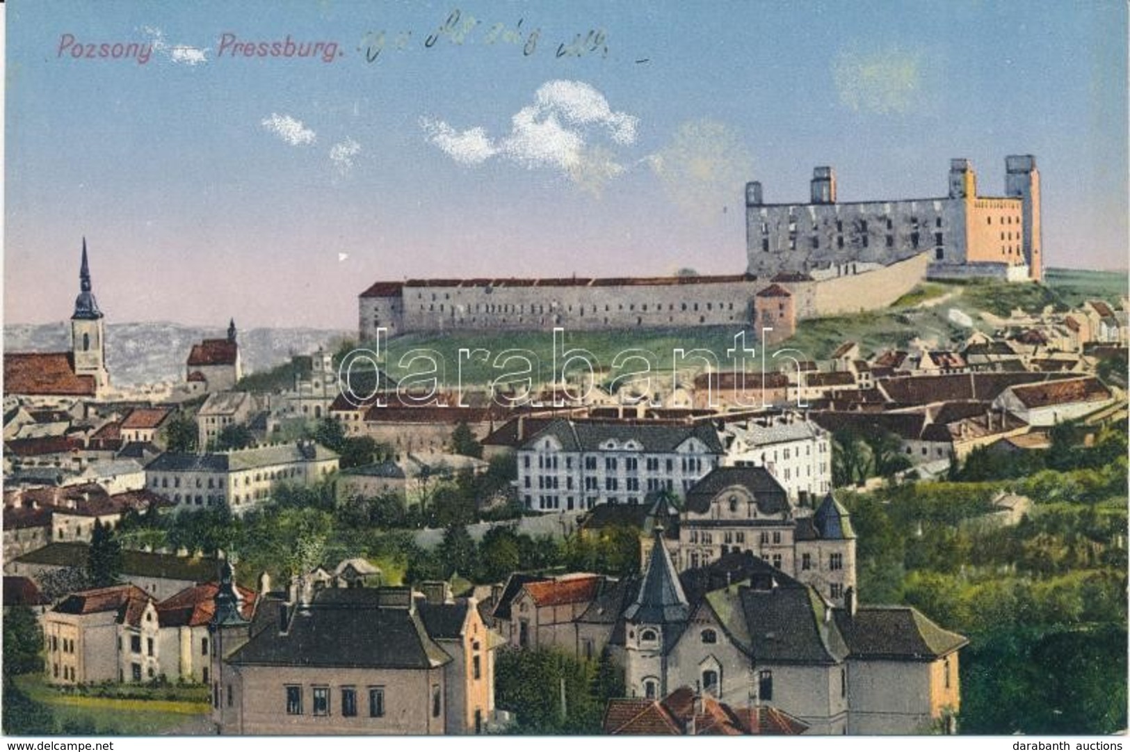 * T2 Pozsony, Pressburg, Bratislava;  Vár / Castle - Ohne Zuordnung