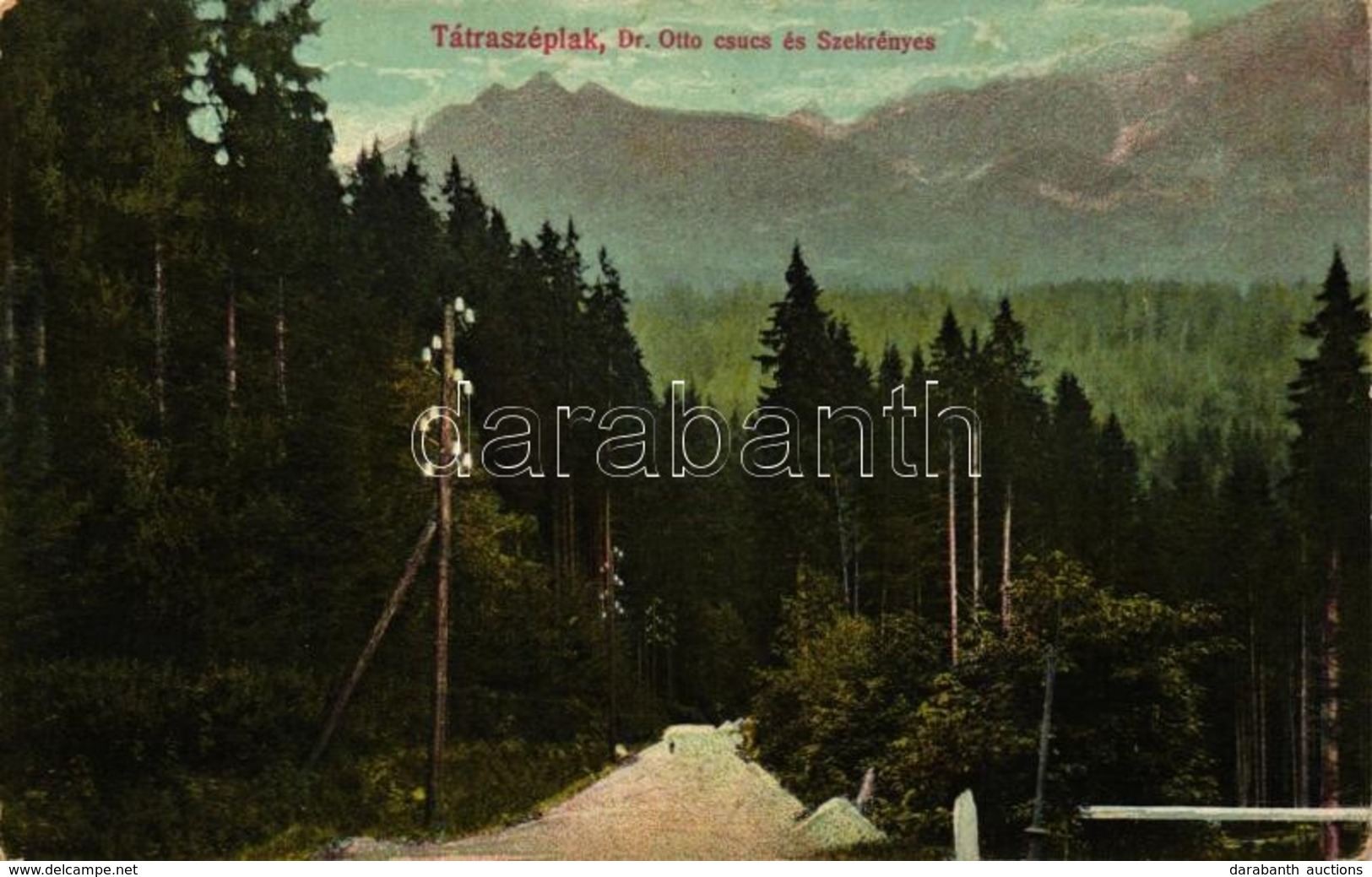 T2/T3 Tátraszéplak, Tatranska Polianka; Dr. Ottó-csúcs és Szekrényes / Mountains  (fl) - Ohne Zuordnung