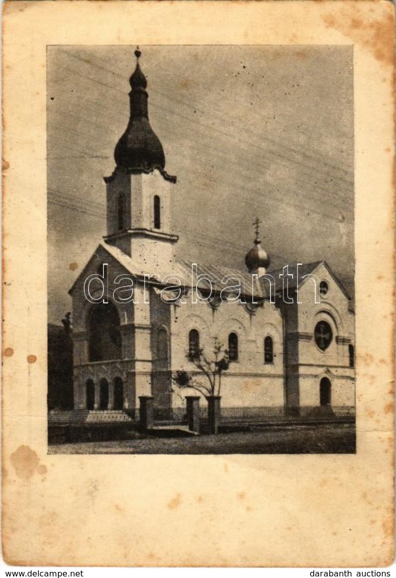 * T3 Szentmiklós, Beregszentmiklós, Cinadievo, Chynadiyovo; Görögkatolikus Templom / Greek Catholic Church (fl) - Ohne Zuordnung