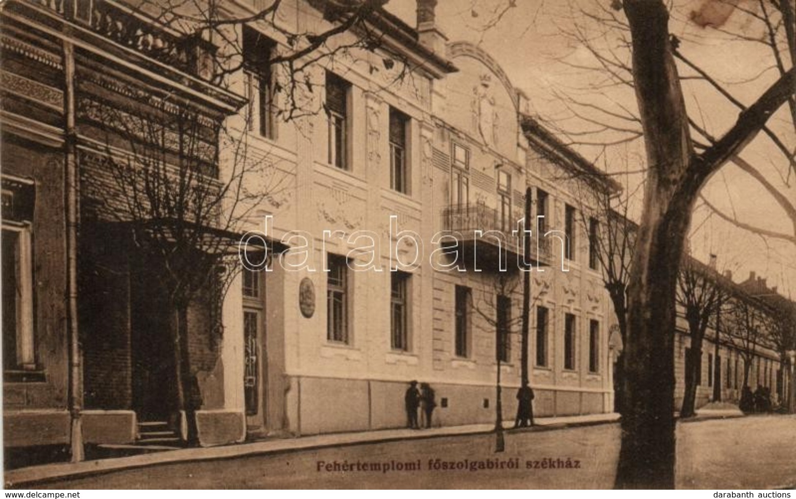 * T3 Fehértemplom, Ung. Weisskirchen, Bela Crkva; Főszolgabírói Székház; Kiadja Hepke Berthold / Court  (Rb) - Unclassified