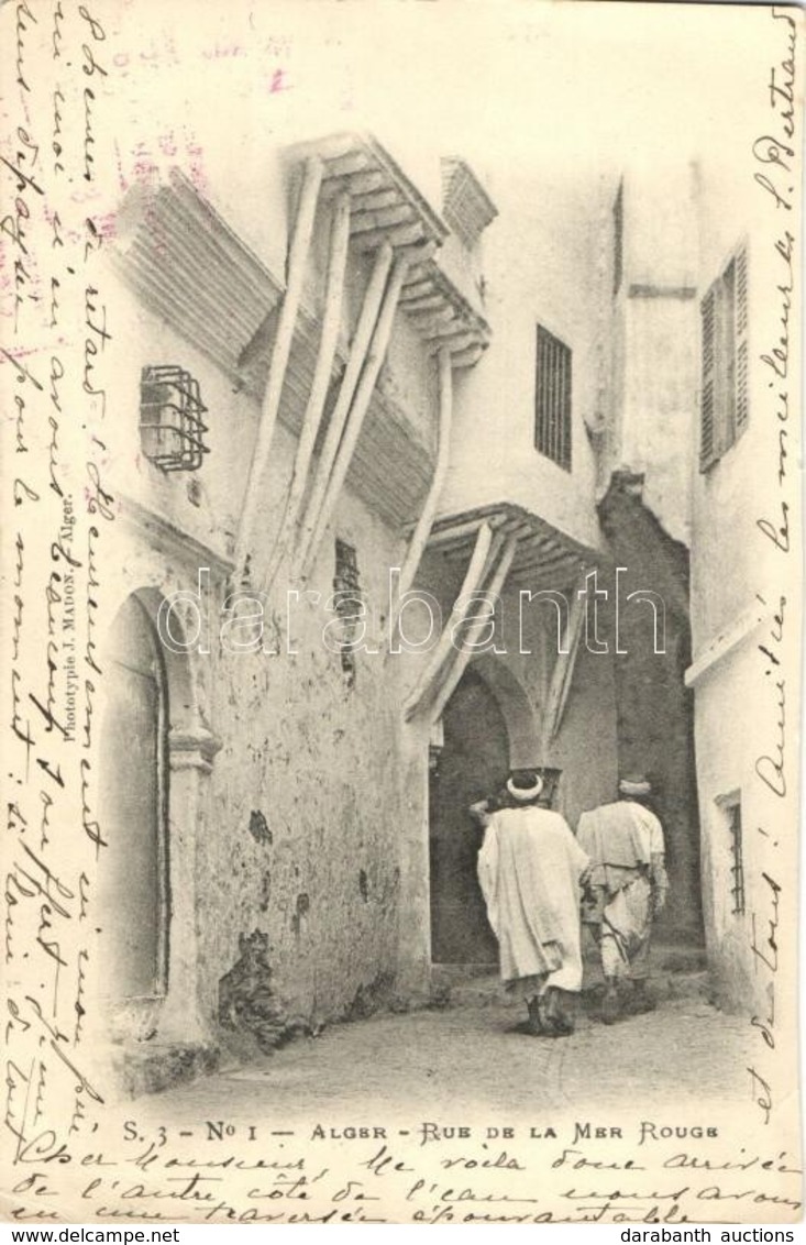 T3 Algiers, Alger; Rue De La Mer Rouge / Street Of The Red Sea (EB) - Ohne Zuordnung