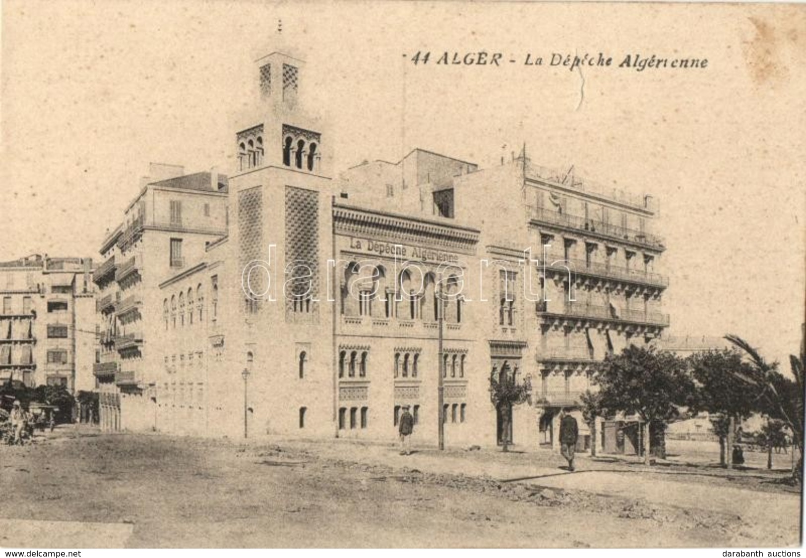 ** T4 Algiers, Alger; 'La Dépéche Algérienne' / Hotel (b) - Ohne Zuordnung