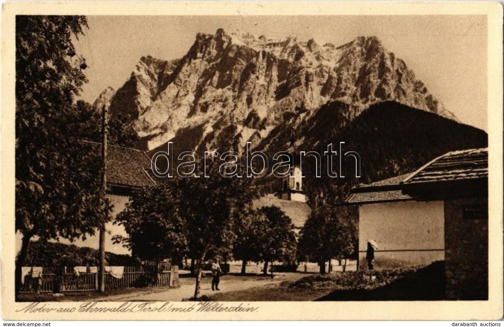 T2 Ehrwald (Tirol), Wetterstein / Town, Mountain - Ohne Zuordnung