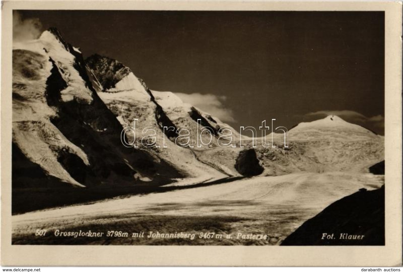 * T2/T3 Grossglockner, Johannisberg, Pasterze / Mountains, Glacier + Kaiser Franz Josef Haus Cancellation (EK) - Ohne Zuordnung