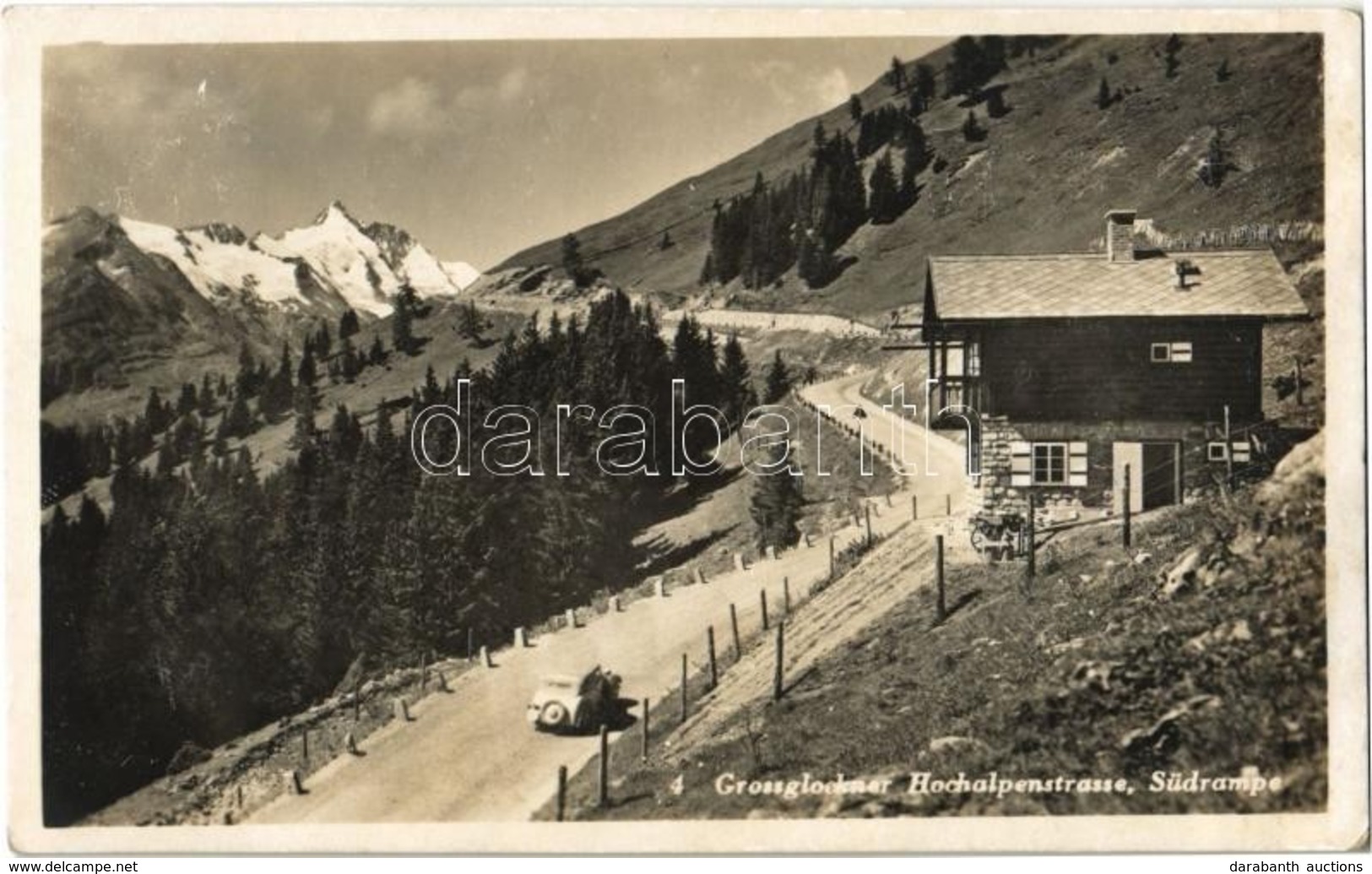 * T2 Grossglockner, Hochalpenstrasse, Südrampe / Mountain Road, Automobile + Kaiser Franz Josef Haus Cancellation - Ohne Zuordnung