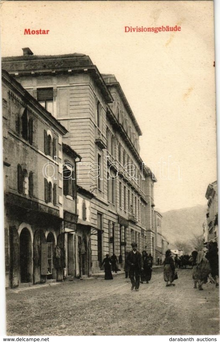 T2/T3 1910 Mostar, Divisionsgebäude / Military Division's Building (EK) - Ohne Zuordnung