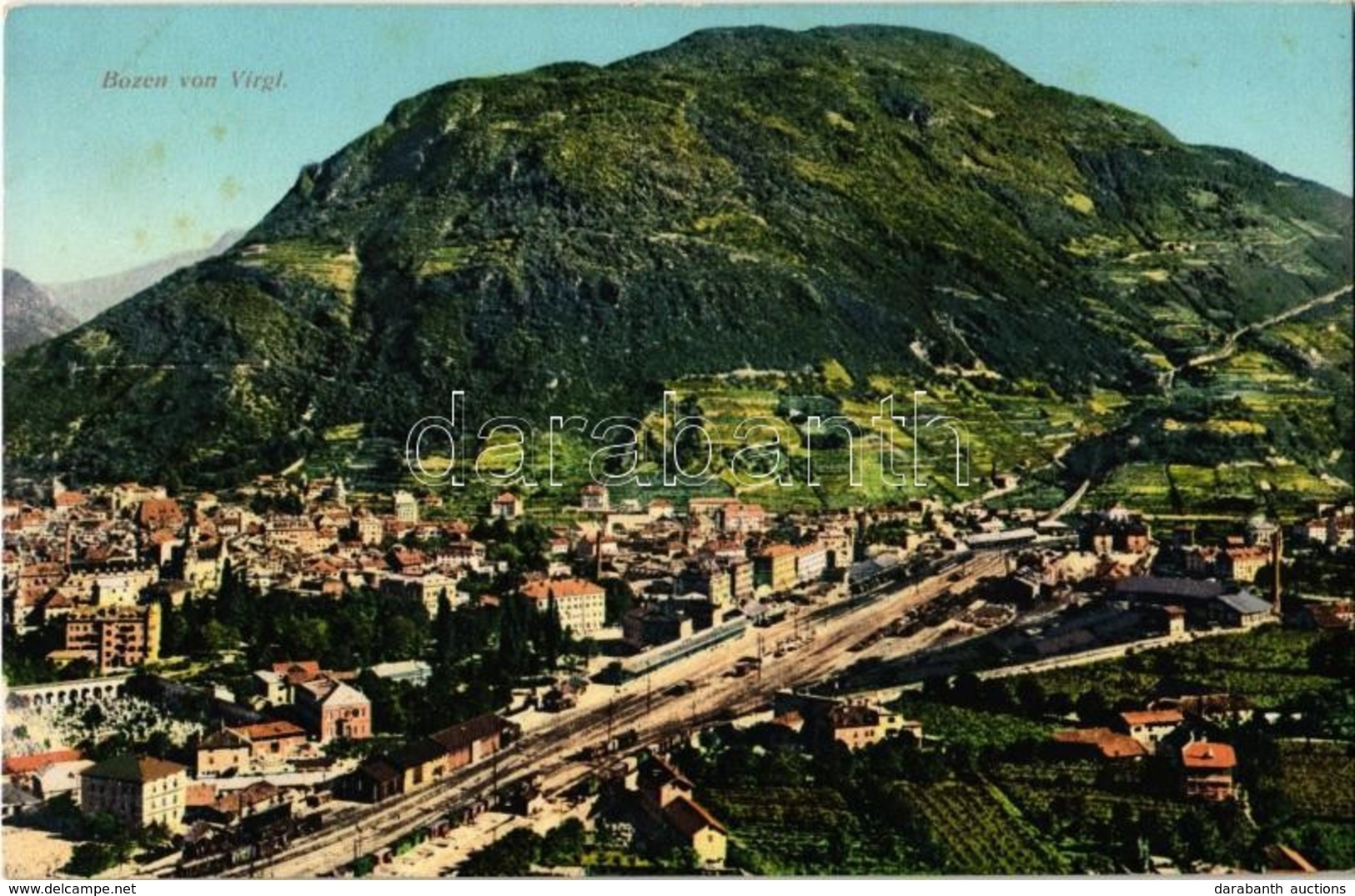 * T2 Bolzano, Bozen (Südtirol); Bozen Von Virgl / Railway Station, Wagons. Gotthard Ferrari Jr. - Ohne Zuordnung