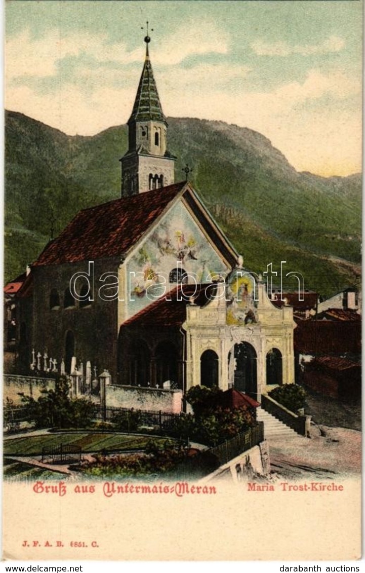 ** T1 Maia Bassa, Untermais (Merano, Meran, Südtirol); Maria Trist Kirche / Church - Ohne Zuordnung