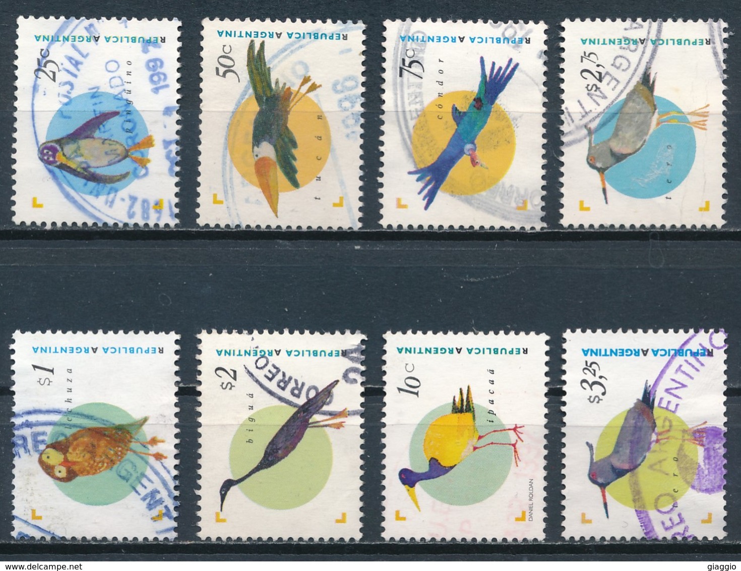 °°° ARGENTINA - BIRDS - 1995/1998 °°° - Used Stamps