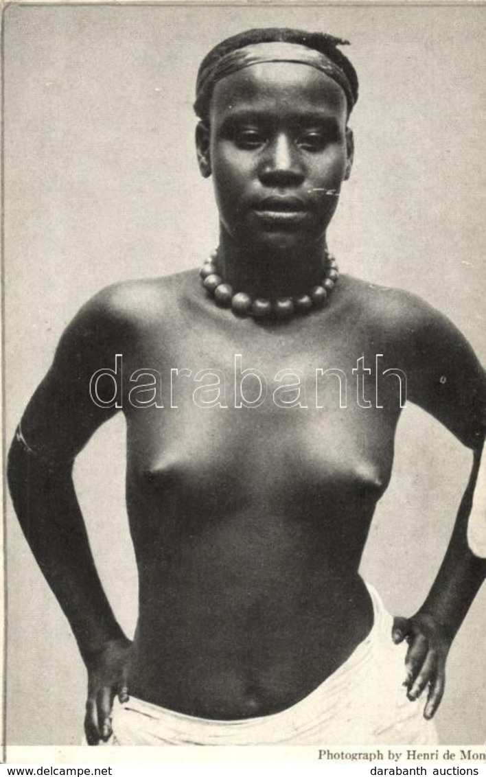 ** T4 African Folklore, Erotic Nude, Photograph By Henri De Mon (non PC) (r) - Ohne Zuordnung