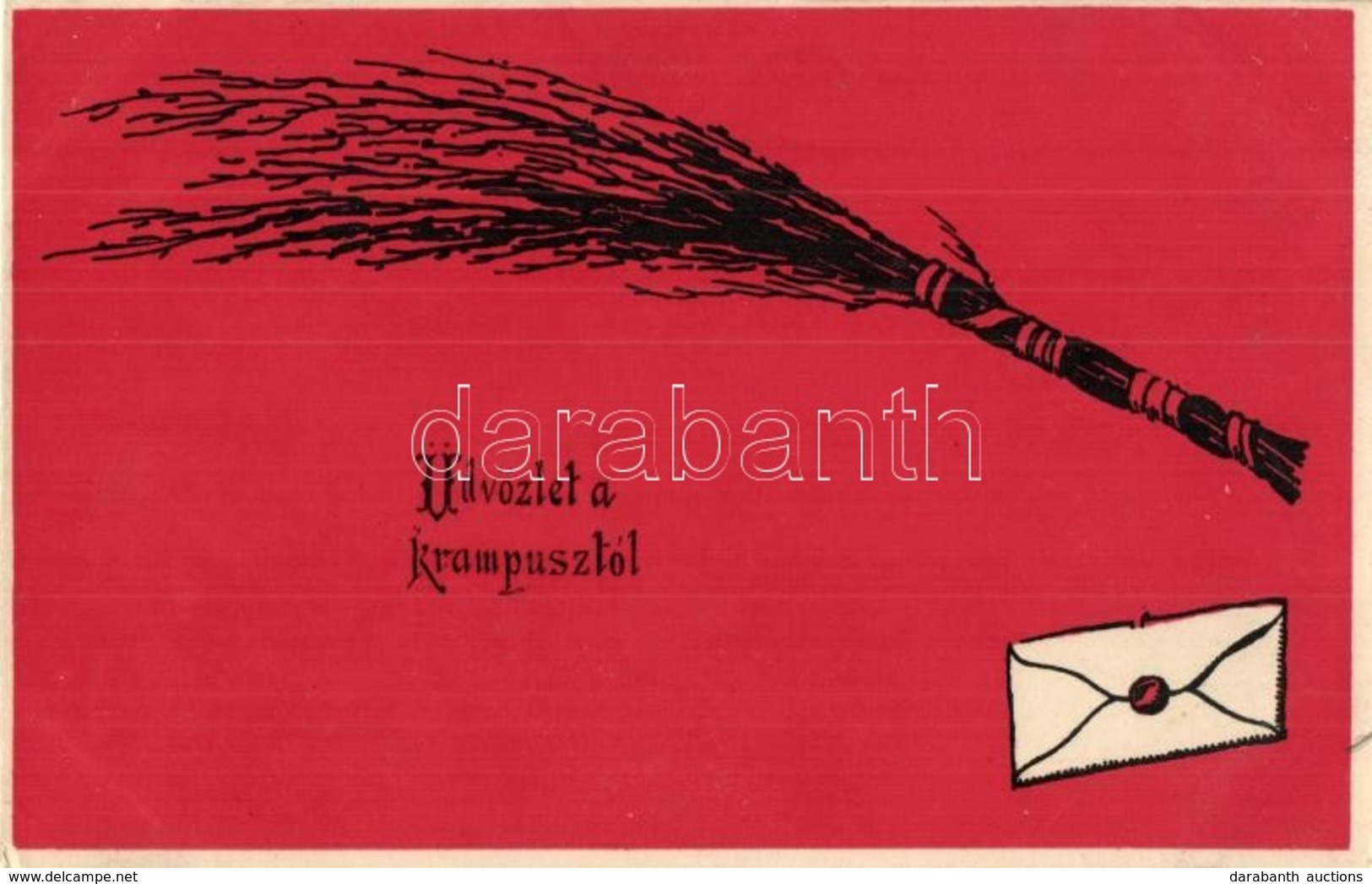 * T2 Üdvözlet A Krampusztól / Krampus Greeting Art Postcard. KAP 5130. - Ohne Zuordnung