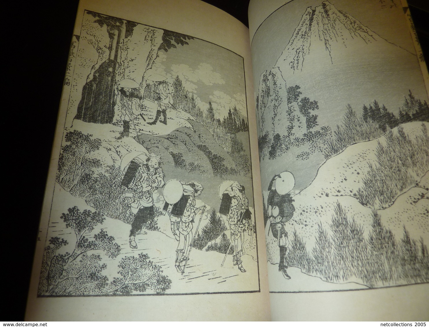 LIVRE ANCIEN JAPONAIS ESTAMPES LITHOGRAPHIES GRAVURES 03 - JAPANESE OLD BOOK ILLUSTRATION